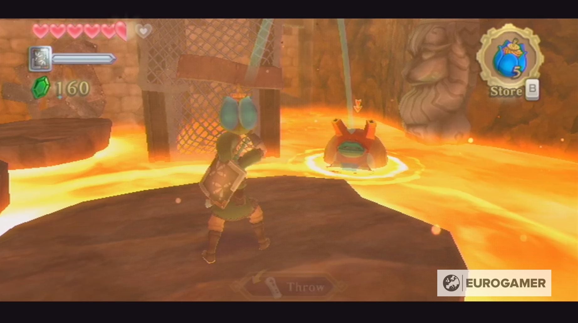 Zelda Skyward Sword Earth Temple dungeon How to get and use the