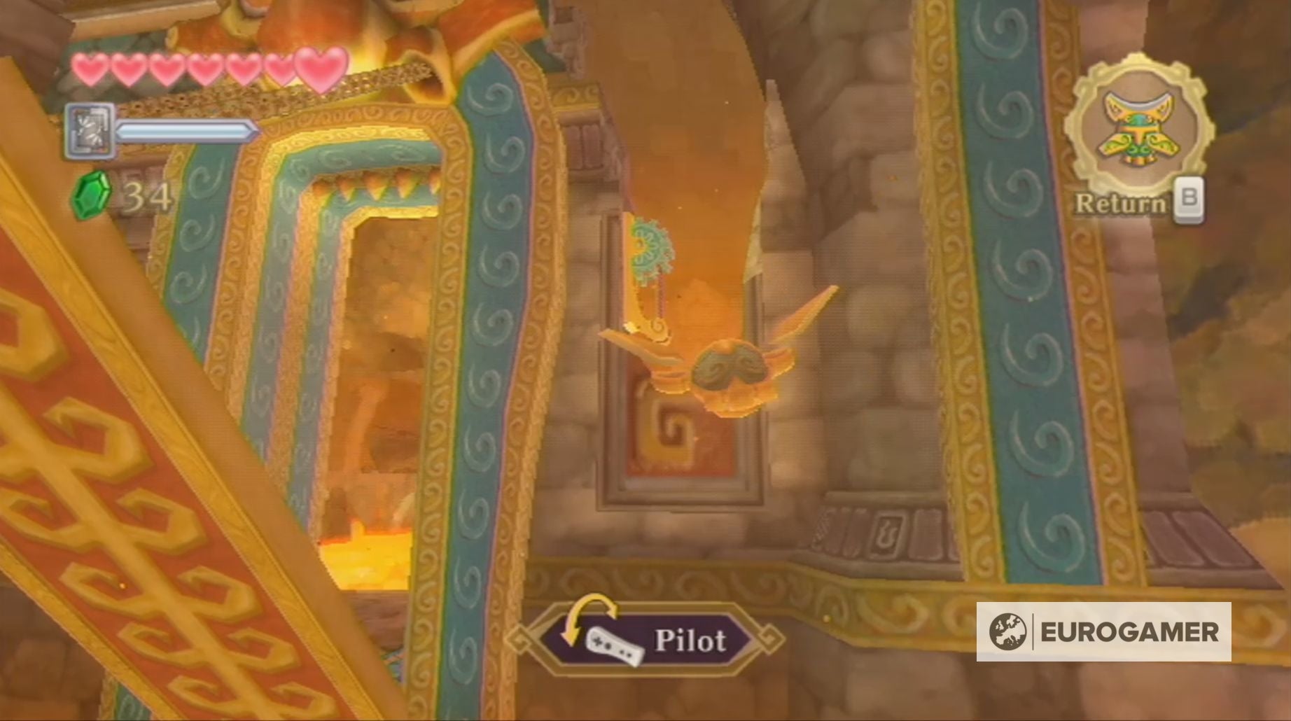Zelda Skyward Sword Earth Temple dungeon How to get and use the