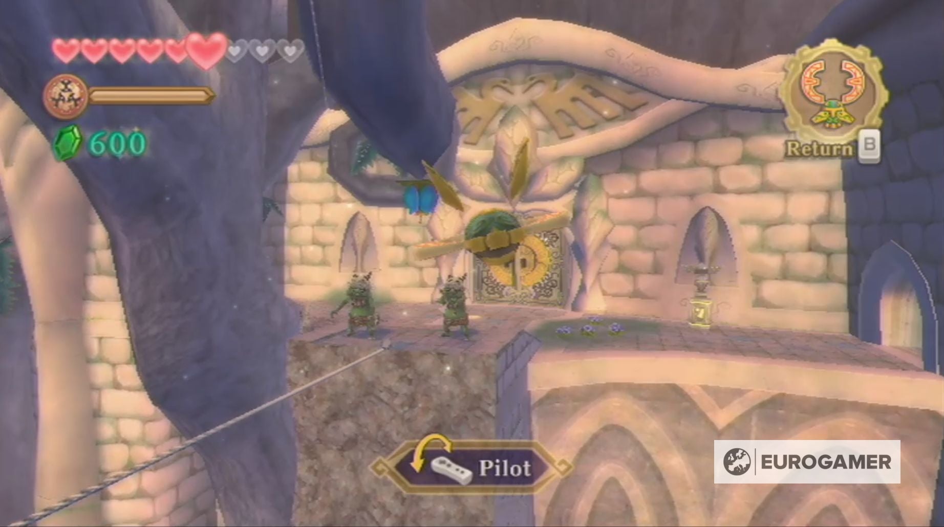 Zelda Skyward Sword Sacred water location How to find the sacred