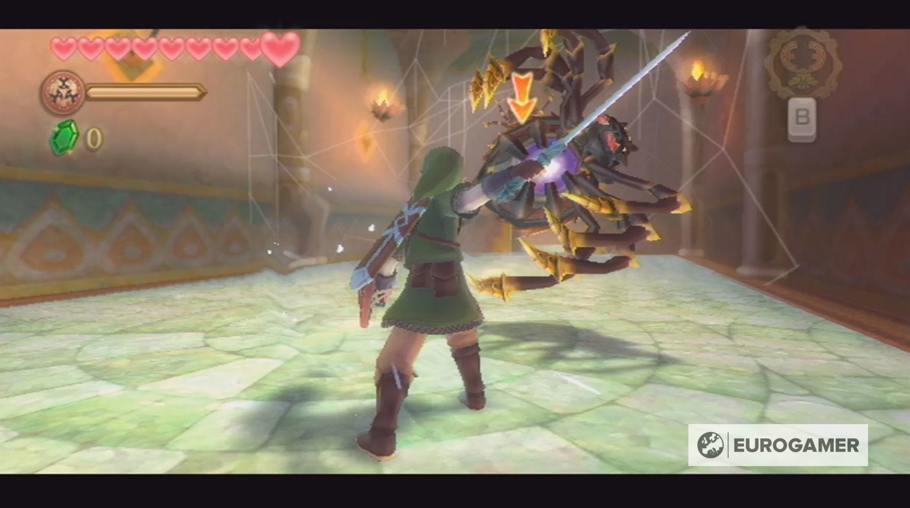 Zelda: Skyward Sword - Ancient Cistern dungeon: How to defeat the ...