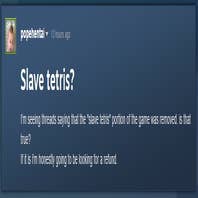 Slave Tetris