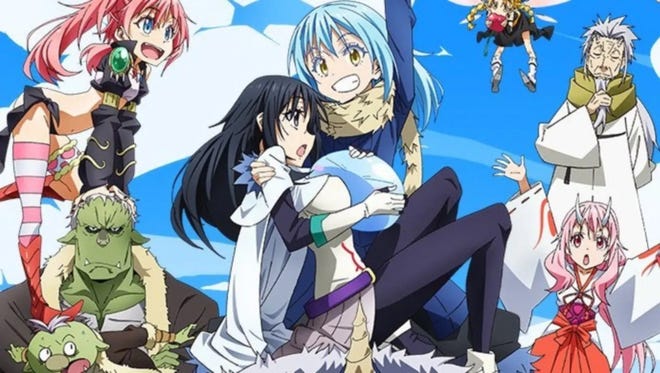 That Time I Got Reincarnated as a Slime still season two, Rimuru, Shizu, Milim, Rigurd, Gobchi. and Shuna