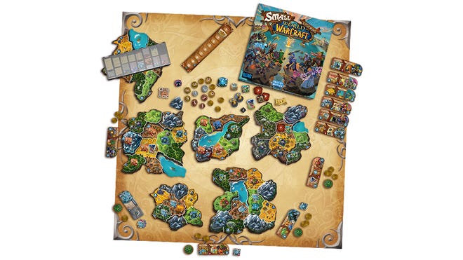 Small World of Warcraft board game layout 2