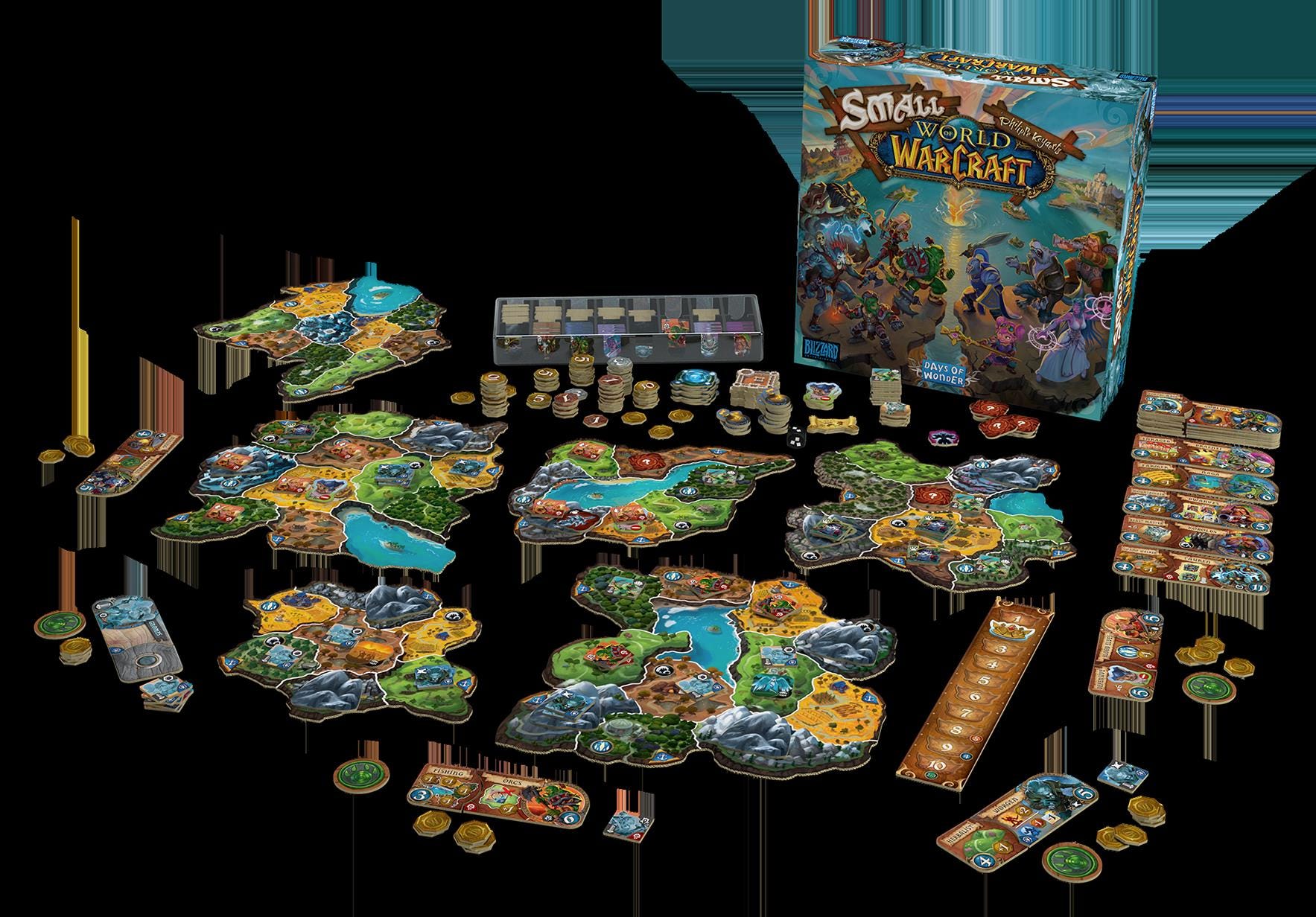 Small World of Warcraft is a board game with a cute take on Warcraft ...