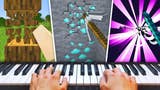 Someone beat Minecraft using a real piano