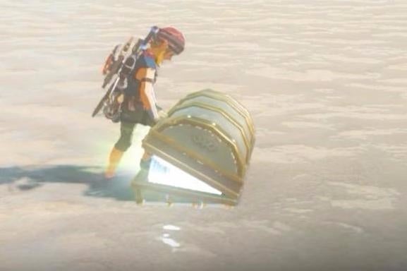 Someone opened Zelda Breath of the Wild's glitchy, "impossible" to