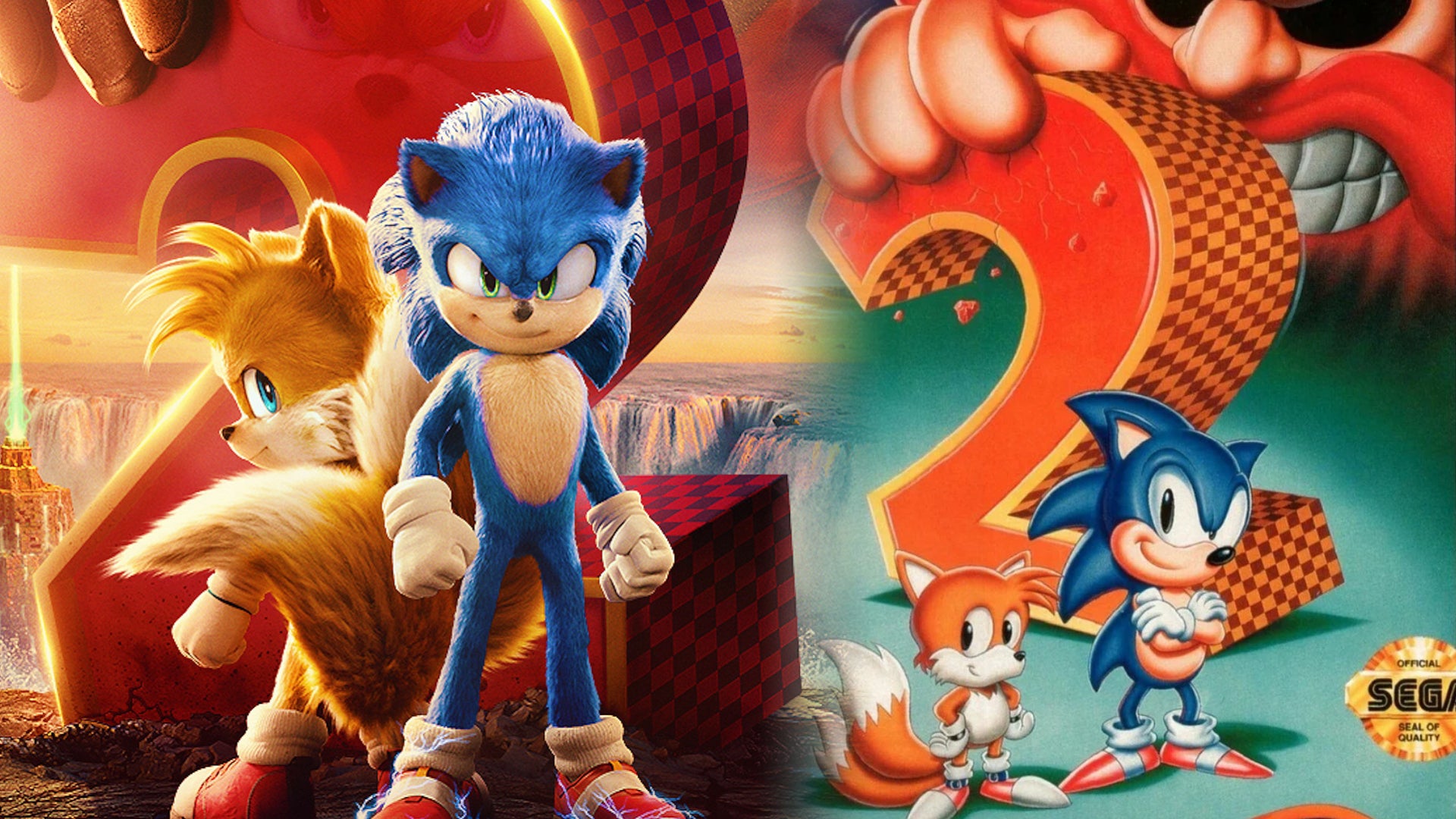 Amazing Sonic the Hedgehog 2 movie poster goes hard on Mega Drive nostalgia VG247
