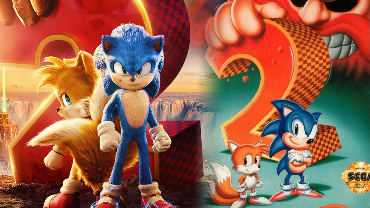 Amazing Sonic the Hedgehog 2 movie poster goes hard on Mega Drive nostalgia