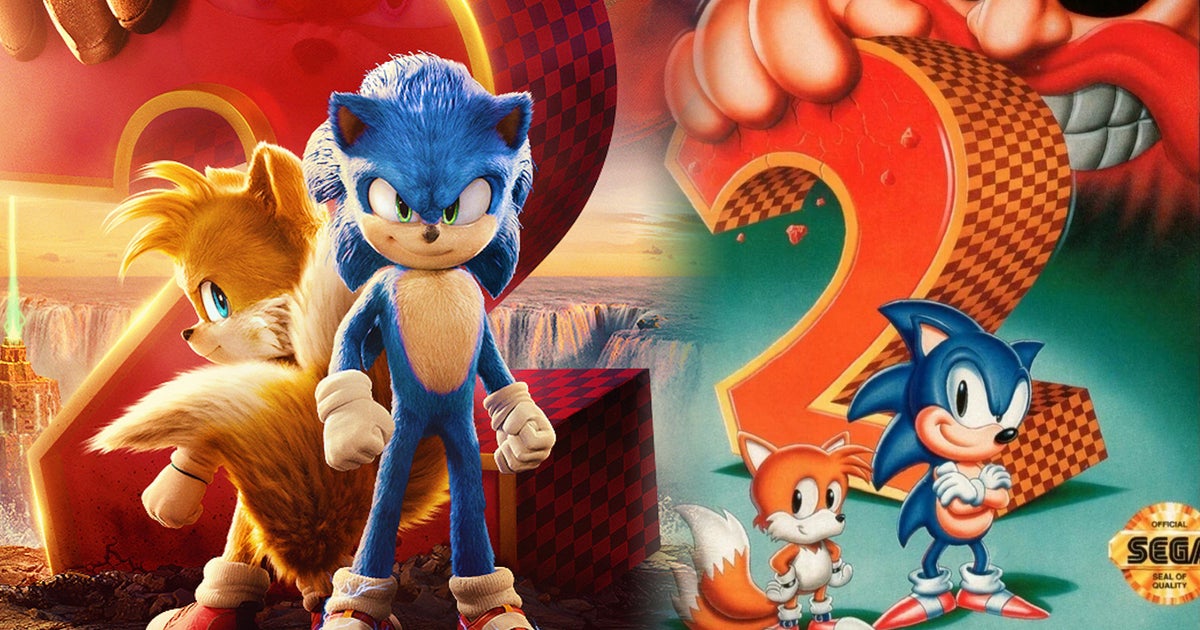 Amazing Sonic the Hedgehog 2 movie poster goes hard on Mega Drive nostalgia