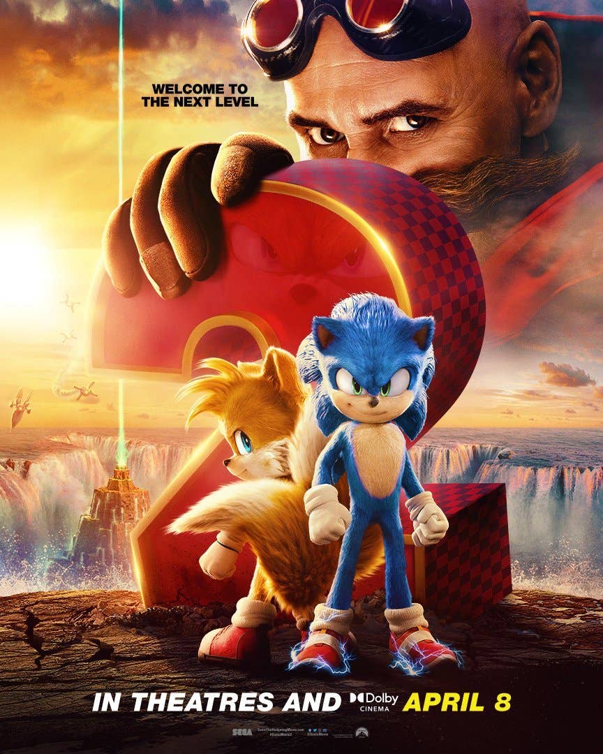 Amazing Sonic the Hedgehog 2 movie poster goes hard on Mega Drive