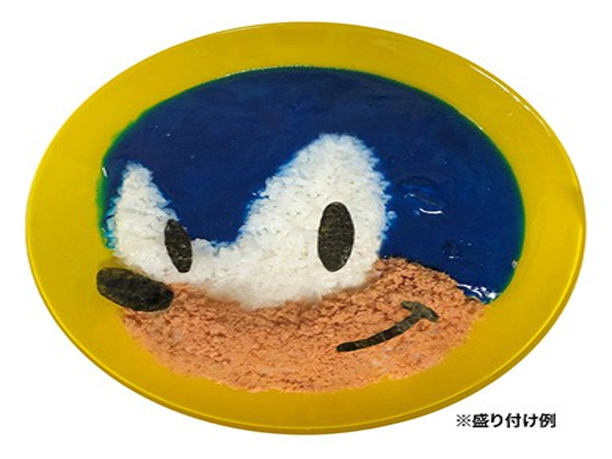KREA - classic sonic the hedgehog made of liquid goop, swirling