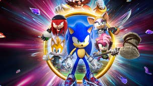 Sonic Prime artwork showing Sonic, Tails, Knuckles, Robotnik, Amy Rose and Rogue