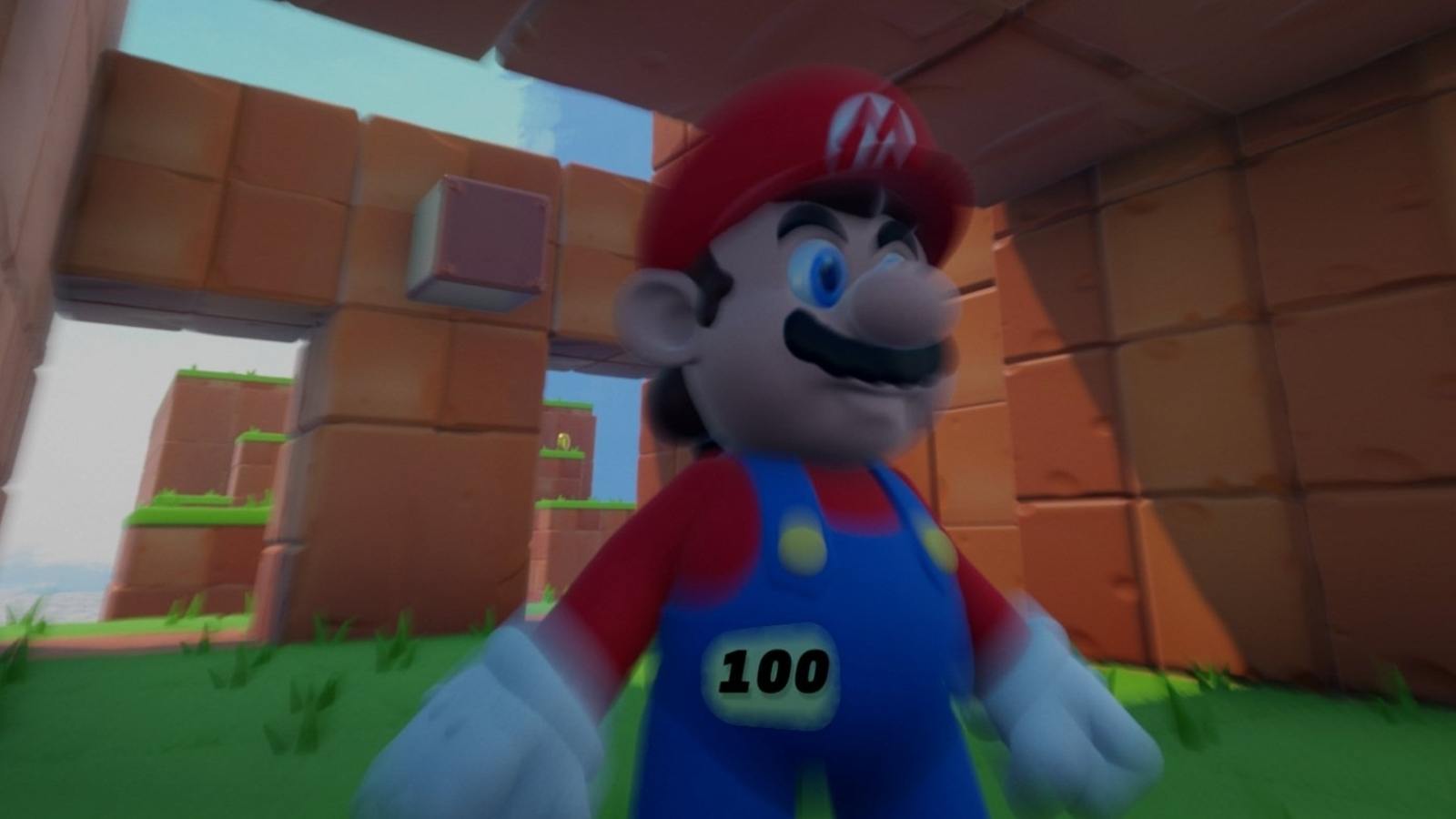 Super Mario on the PS4 in 'Dreams' 