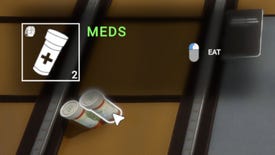 Two bottles of Meds side-by-side in the player's inventory in Sons Of The Forest.