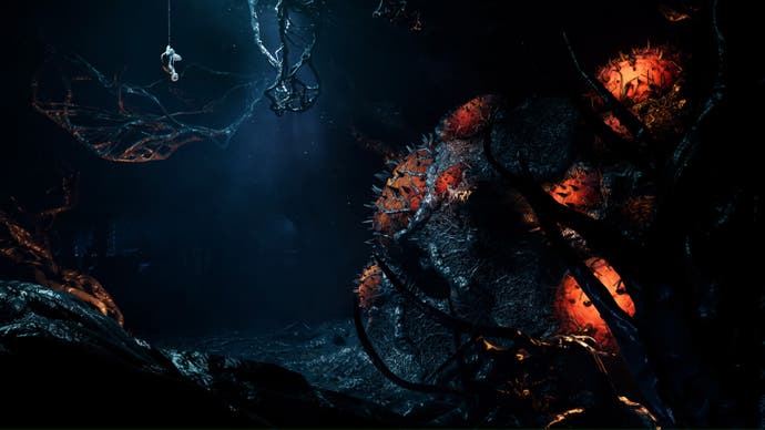 Spider-Man 2 Antivenom Peter im großen Symbiotennest verkehrt herum