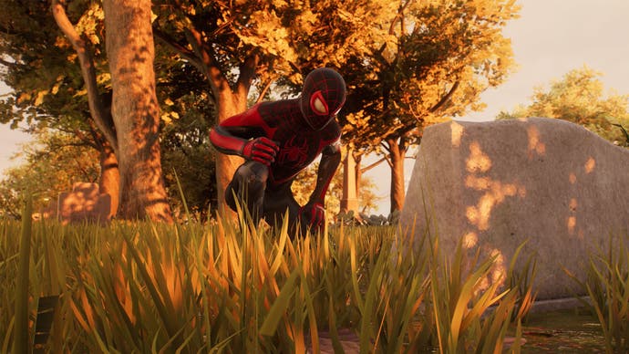 Spider-Man 2 Meilen am Grab seines Vaters
