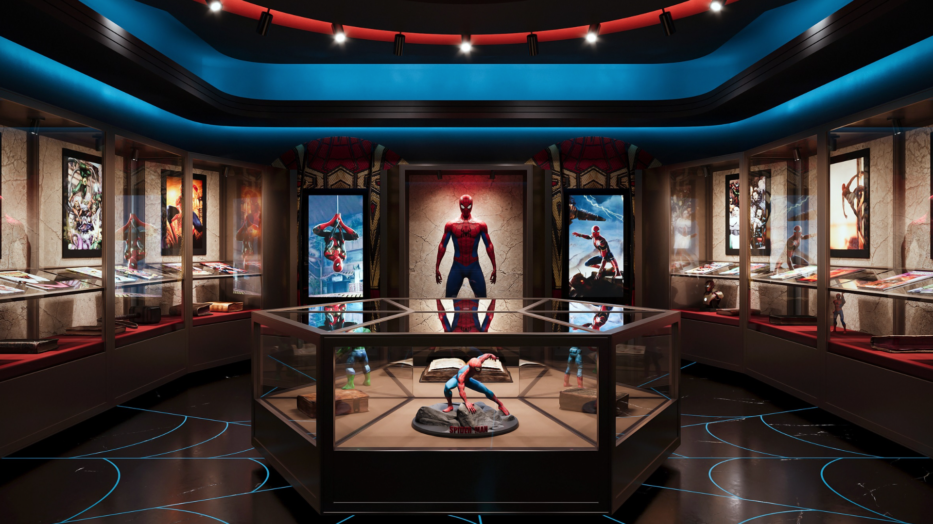 A Spider-Man superfan is building a $2.5 million wallcrawler-themed home theater and WE HAVE PICTURES, PARKER!!!