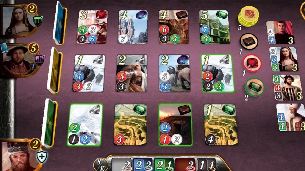 Splendor digital board game screenshot