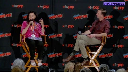 Image for Outlander creator Diana Gabaldon holds court in packed NYCC 2022 panel - watch the entire thing!
