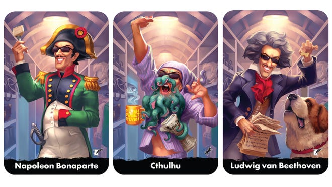 Spyfest board game card fan