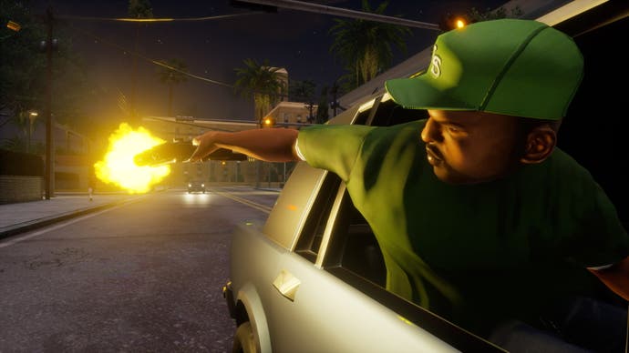 Carl ‘CJ’ Johnson is forced on a journey that takes him across the entire state of San Andreas