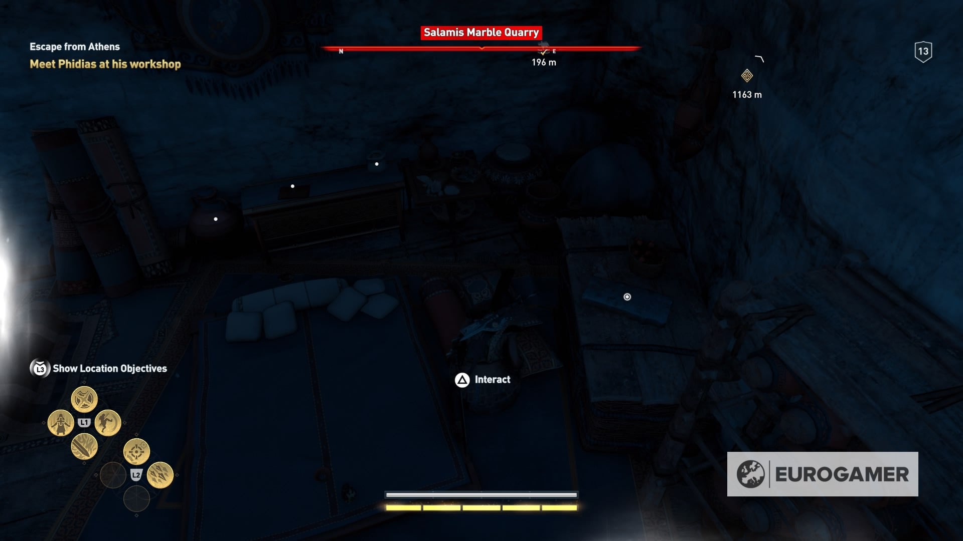 Assassin's Creed Odyssey War Eagle, Elbow Greece riddle solutions and where to find the Isle