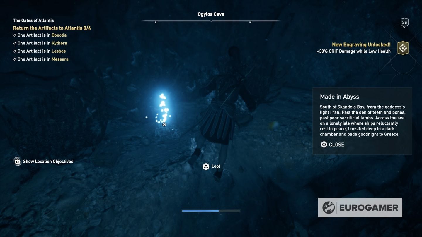 Assassin's Creed Odyssey - Made in Abyss, 'Til Death Do Us Part riddle ...