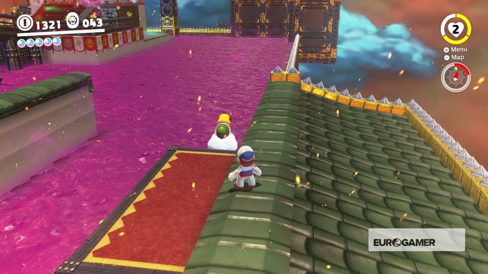 Super Mario Odyssey Bowser Kingdom Power Moons where to find Bowser