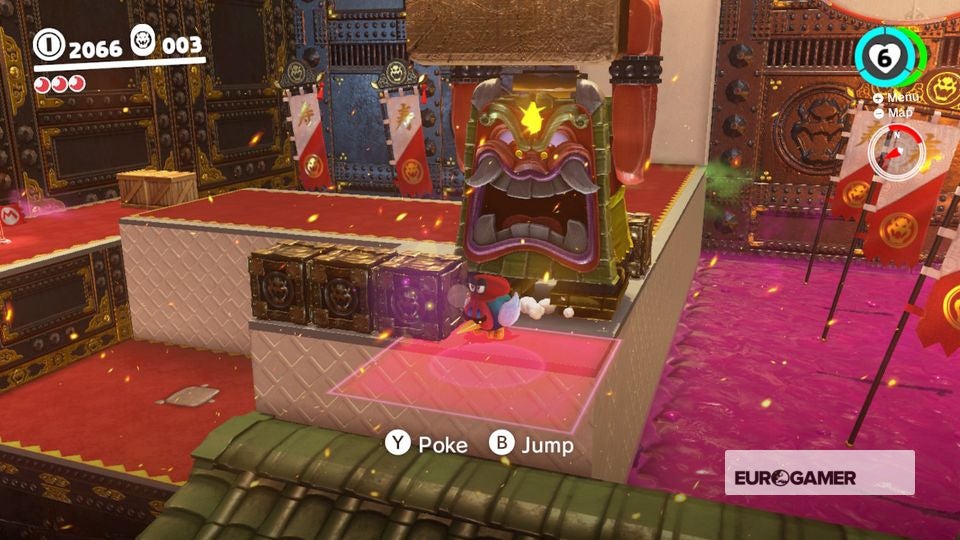 Super Mario Odyssey Bowser Kingdom Power Moons where to find Bowser