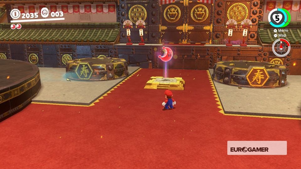 Super Mario Odyssey Bowser Kingdom Power Moons where to find Bowser