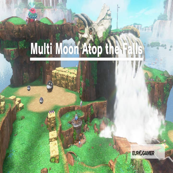Brand new footage of Cascade Kingdom in Super Mario Odyssey