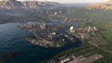 A city made up of several linked islands in a body of water, built in Cities: Skylines 2