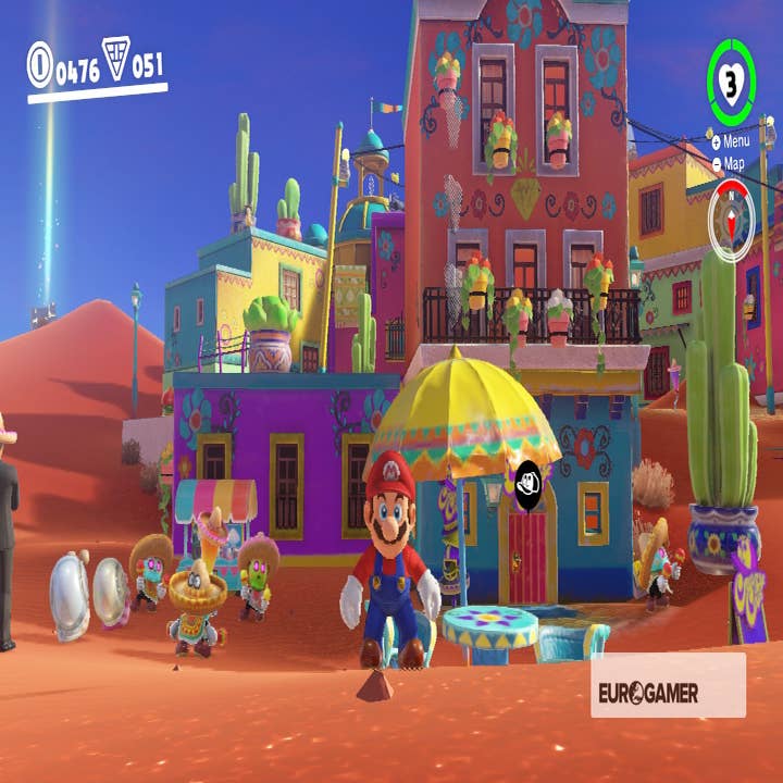 Super Mario Odyssey  Sand Kingdom - All Power Moons & Pyramid Coins 