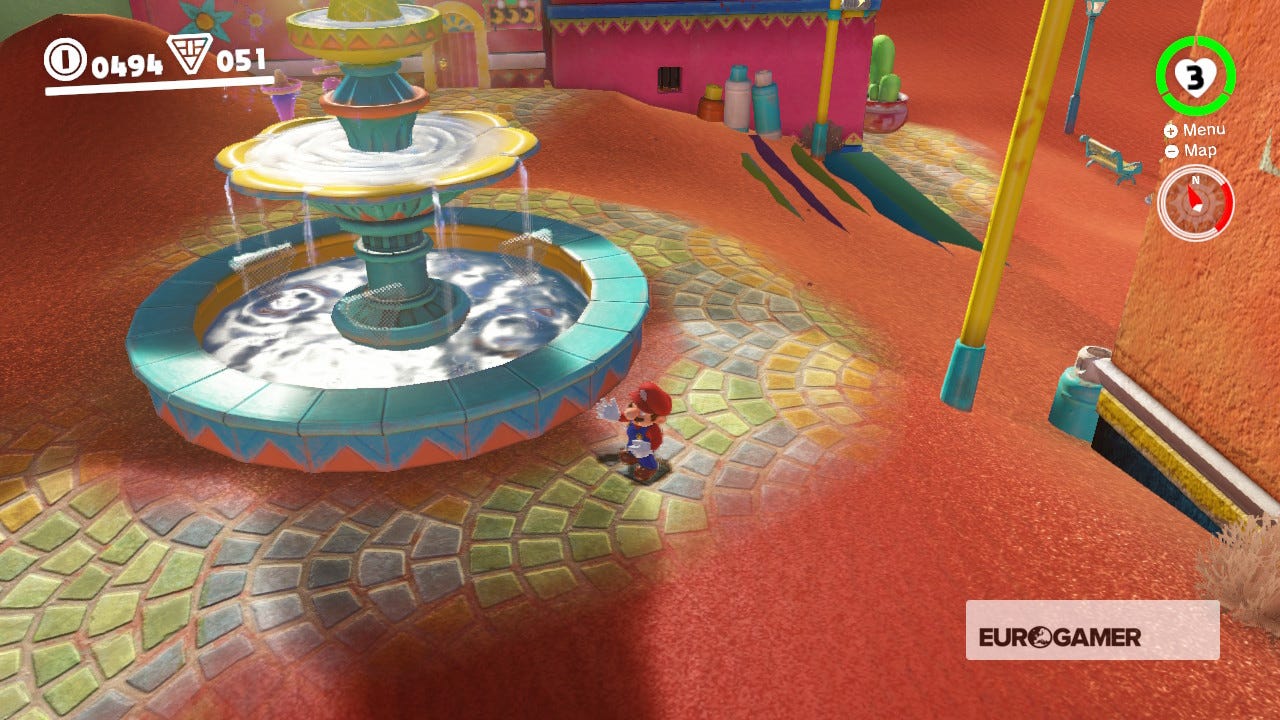 Super Mario Odyssey - como entrar as Pirâmides Roxas em Super Mario ...