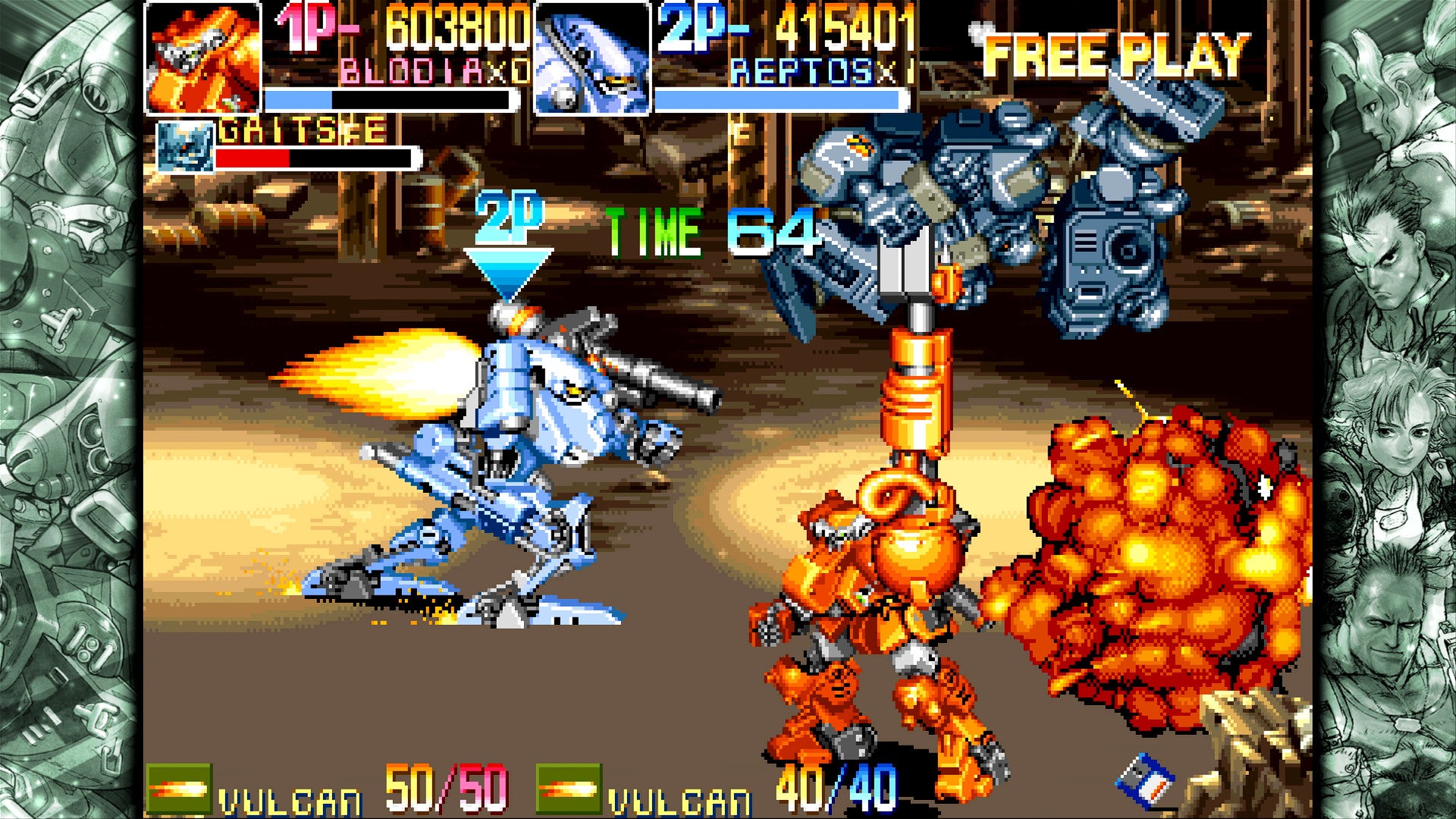 Beat em up deals game baby in mech