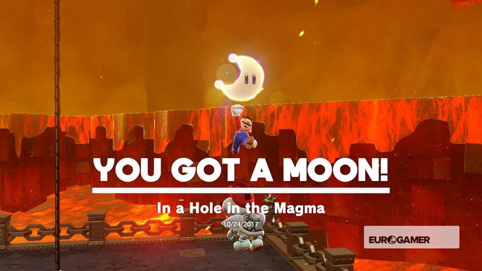 Super Mario Odyssey Moon Kingdom Power Moons where to find Moon