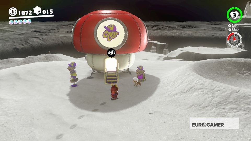 Super Mario Odyssey Moon Kingdom Power Moons - where to find Moon ...