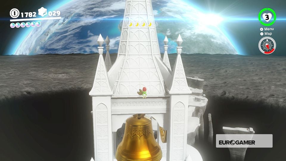 Super Mario Odyssey Moon Kingdom Power Moons - where to find Moon ...