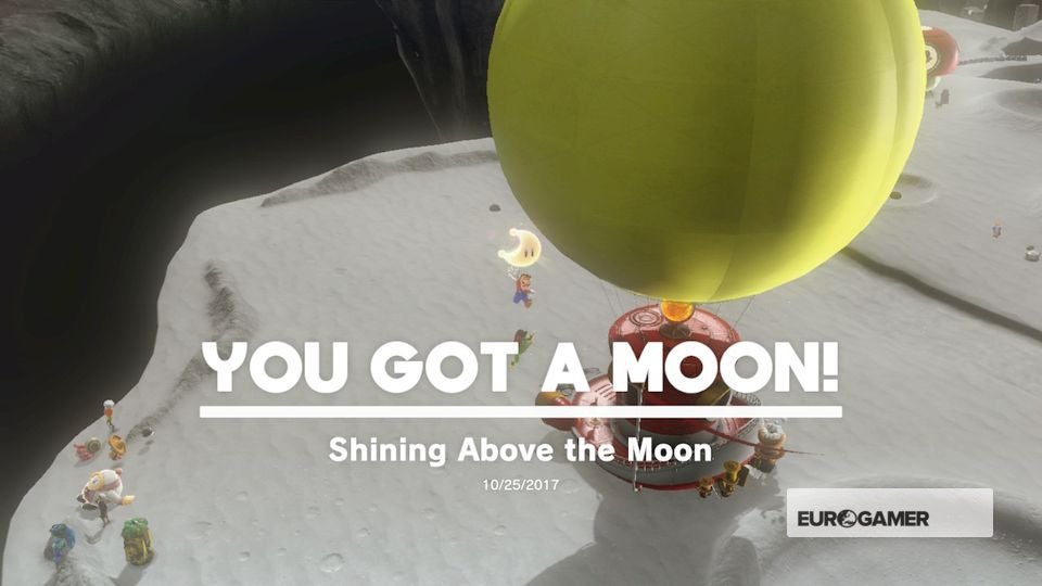 Super Mario Odyssey Moon Kingdom Power Moons where to find Moon