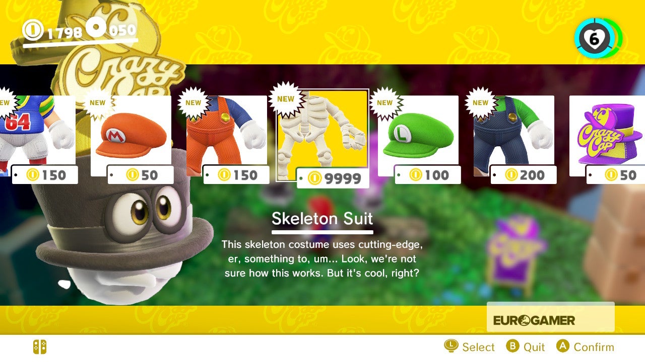 Super Mario Odyssey Outfits List Outfit Prices And How To Unlock   Ss Outfit 03 