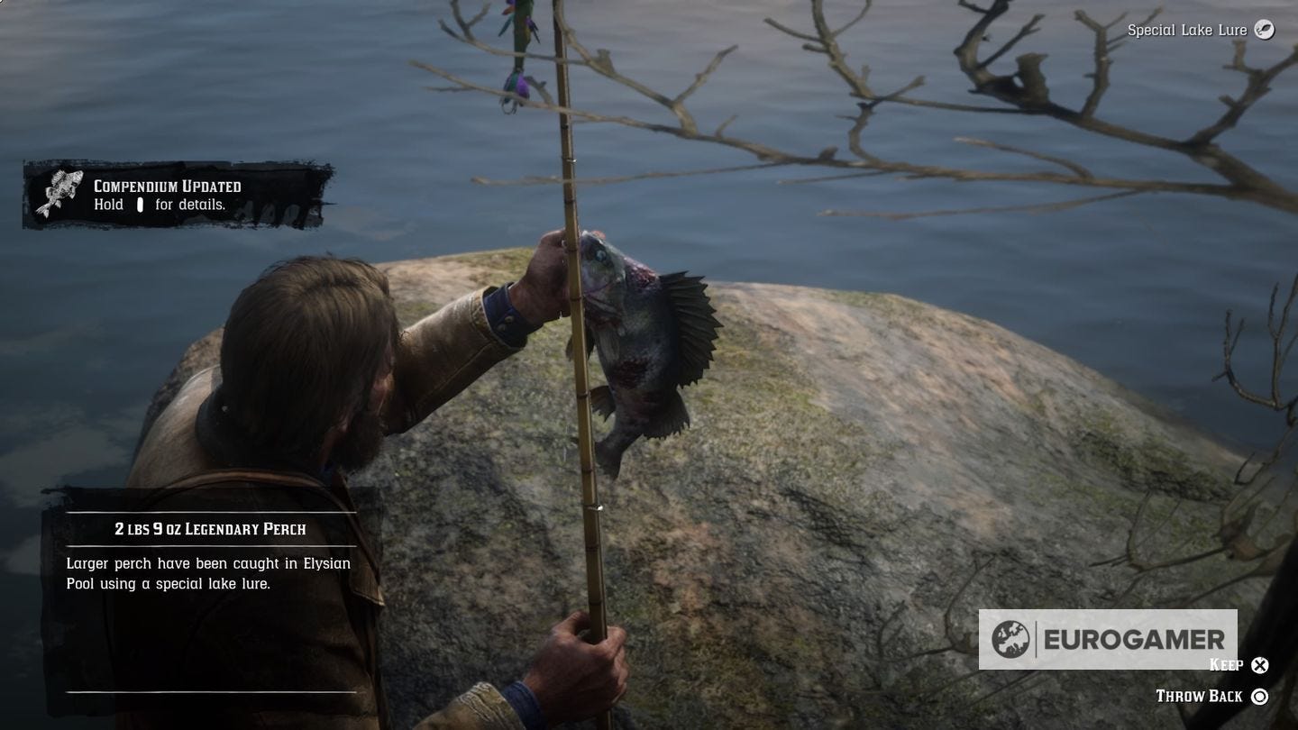 Lergrend Fish Spawn Rdr2 Red Dead Redemption 2 Legendary fish locations and how to catch them ...