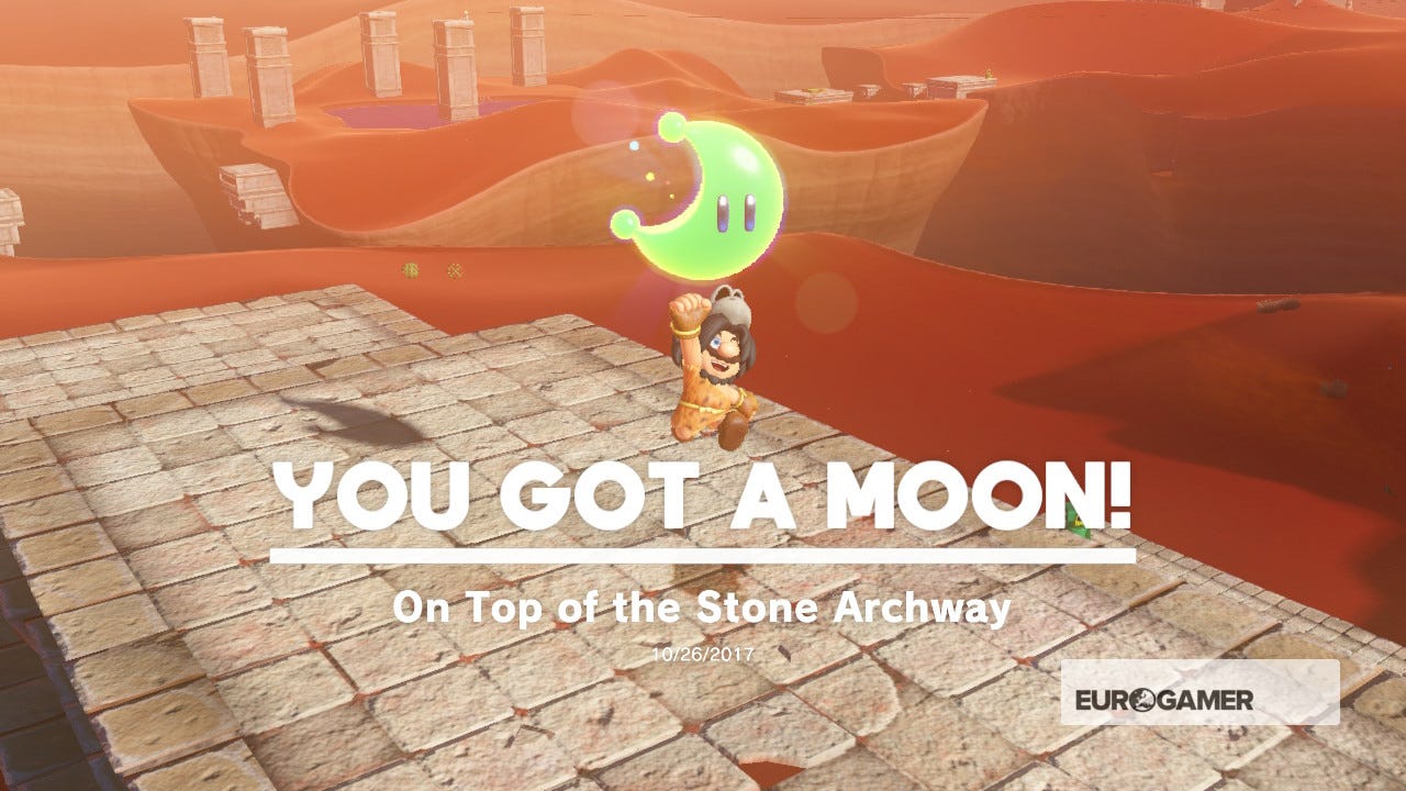 Mario Odyssey Sand Kingdom Power Moon 68 Super Mario Odyssey Sand Kingdom Power Moons - where to find Sand