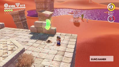 Super Mario - The sand kingdom, Tostarena, is a strange