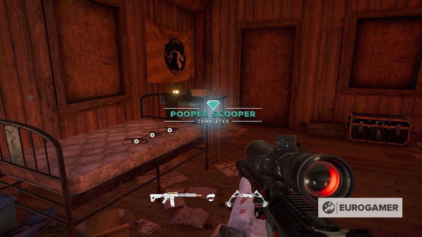 Far Cry 5 Pooper Scooper solution