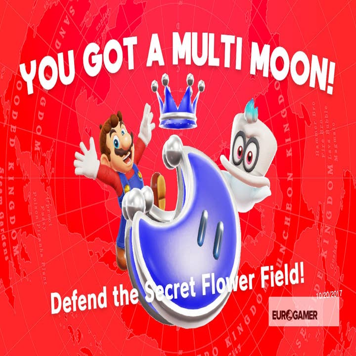 Super Mario Odyssey Sand Kingdom Moon Locations - All Secrets, Boss Fights,  Power Moon Walkthrough