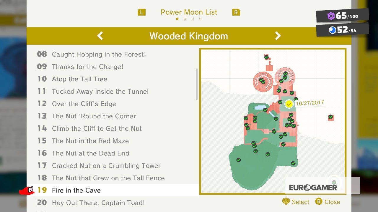 Wooded Kingdom Power Moon 65 – Super Mario Wooded Kingdom Moon List – QXBGD