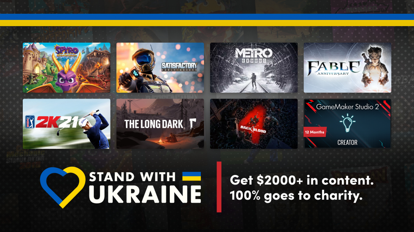 Humble Bundle 'Stand with Ukraine' offer launches, will support  humanitarian relief