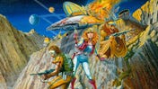 Cover art for the original Star Frontiers tabletop RPG published by TSR in 1982.