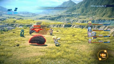  The Second Story R gameplay showing combat during a battle with an alien creature