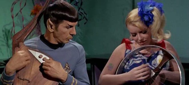Star Trek TOS -- Spock jam session